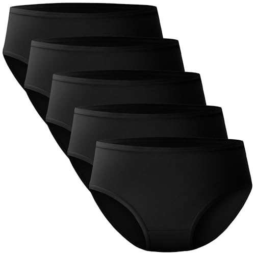 Bamboo Cool Women's Breathable Moisture-Wicking Hipster Briefs 5-Pack
| Bamboo Cool Women's Underwear Hipster Briefs 5-