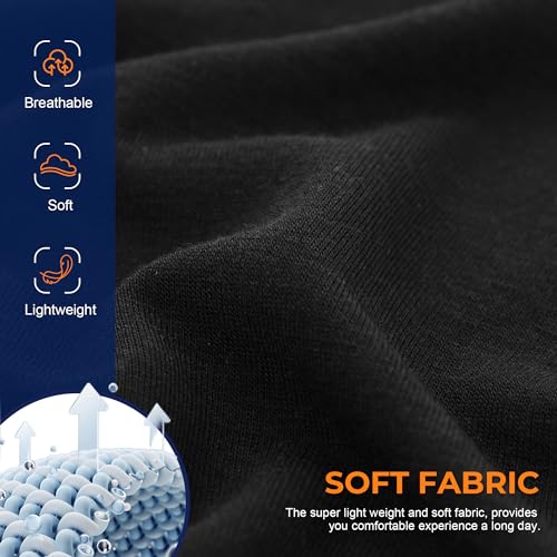 Men's Bamboo Cool Breathable Underwear for Moisture-Wicking Comfort
| Lightweight Bamboo Boxer Briefs with Fly for Men'